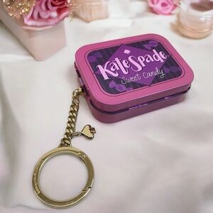 Kate Spade ♠️ Candy Tin Key Case NWOT